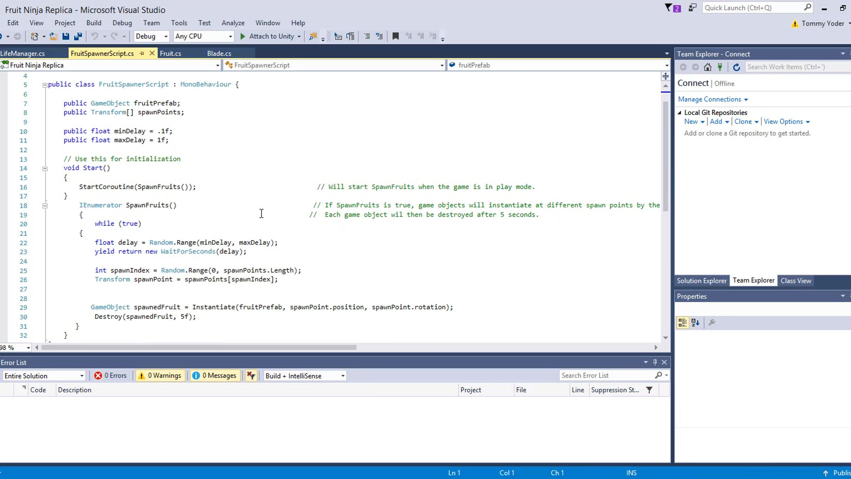 Fruit Replica Code Overview